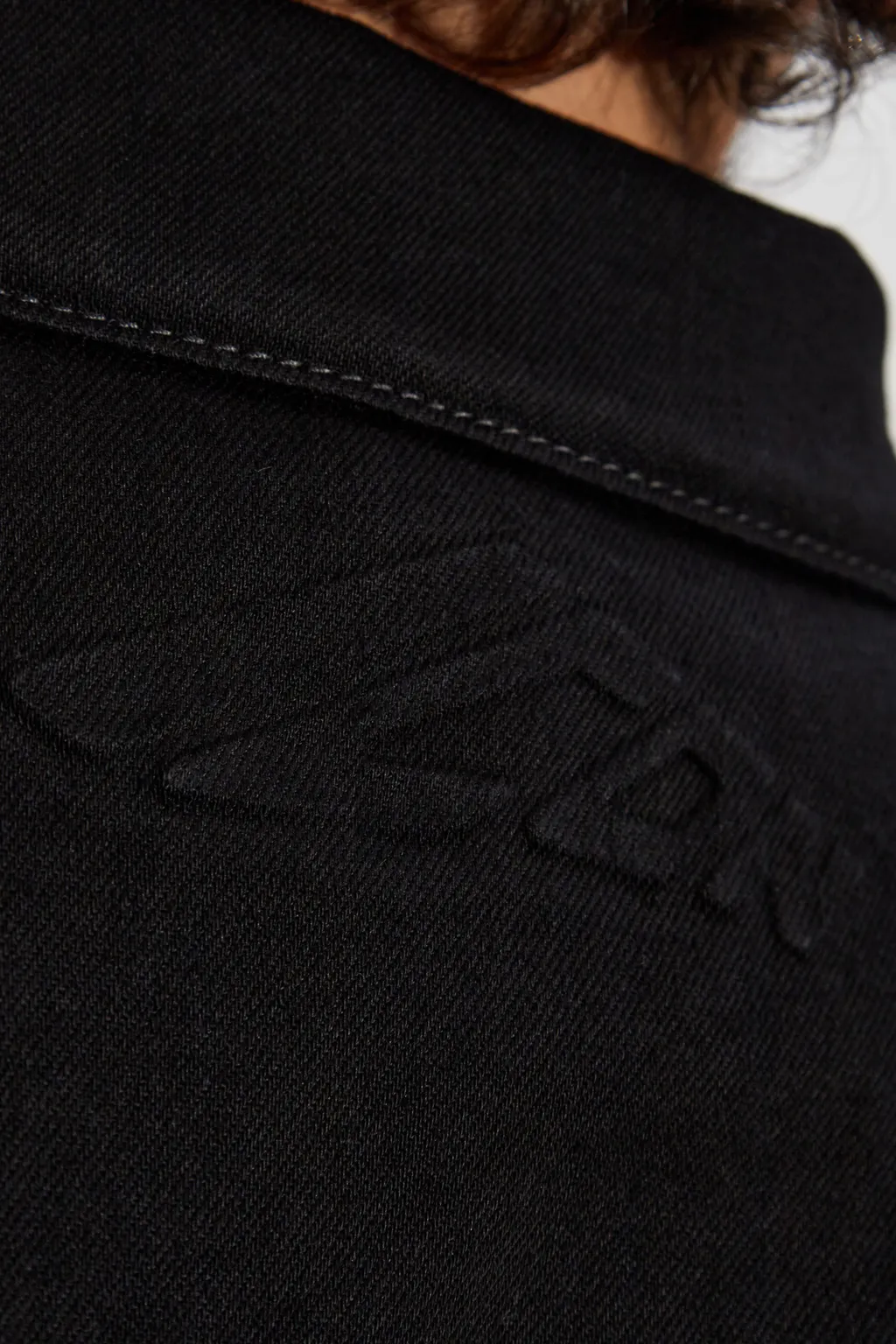 Icon Logo Embossed Denim Jacket