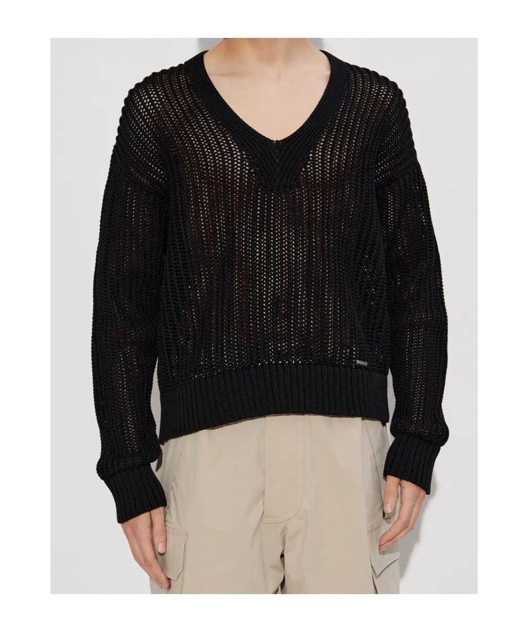 V-Neck Knit Jumper