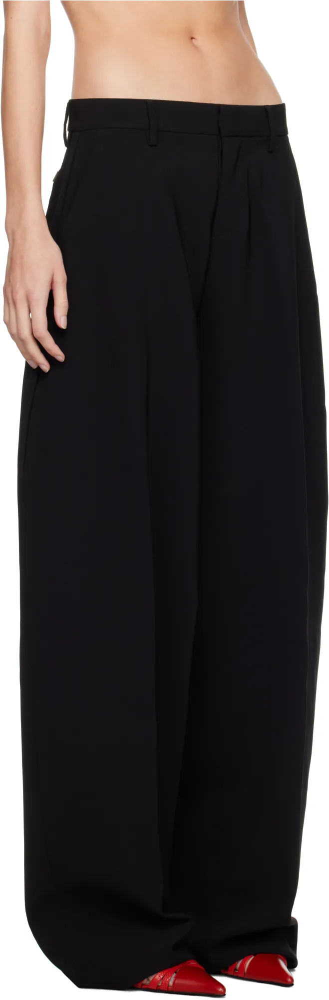 Belt-Loop Casual Pants