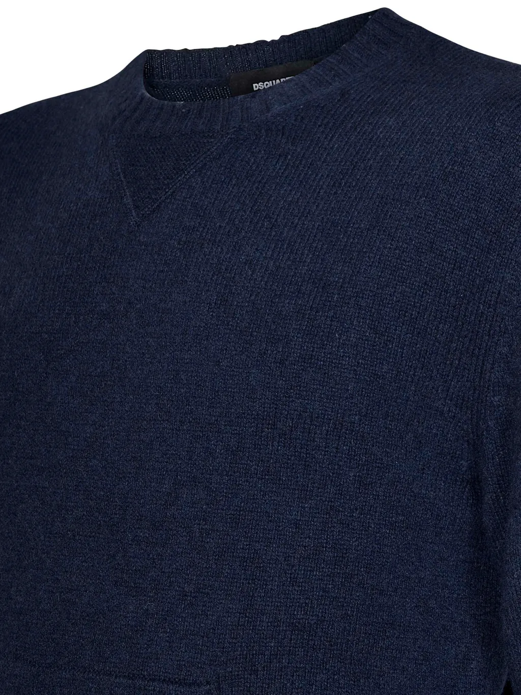 Logo Plaque Crewneck Knitted Jumper
