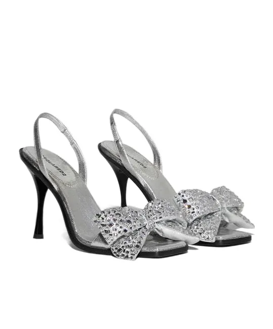 Bow Detailed Open Toe Sandals