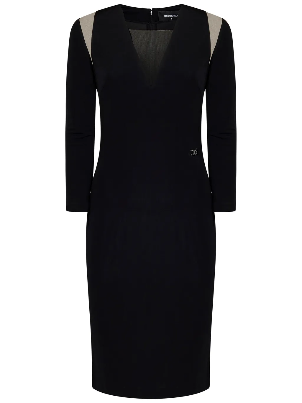 Jersey V-Neck Dress