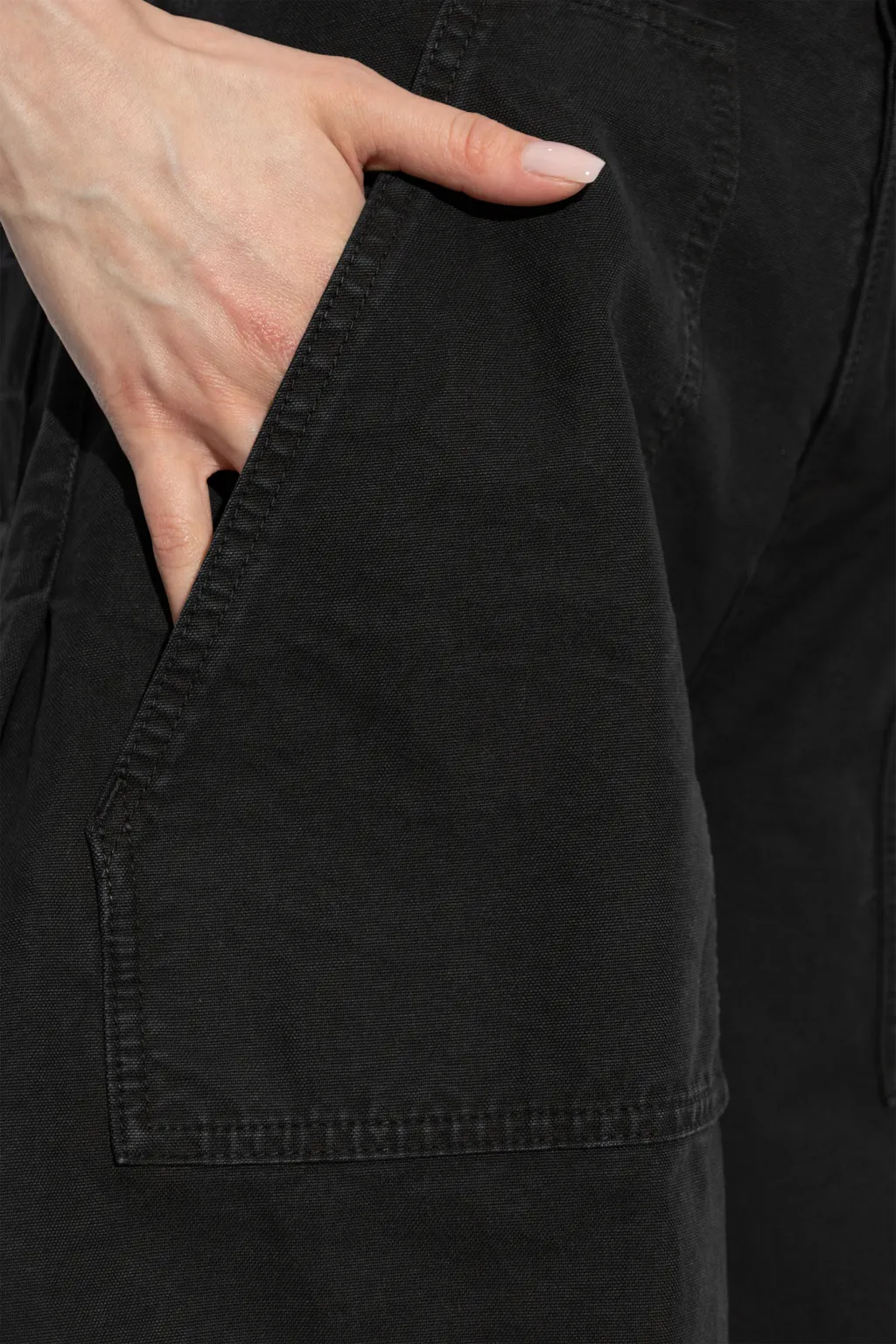 Logo Printed Mid-Rise Trousers