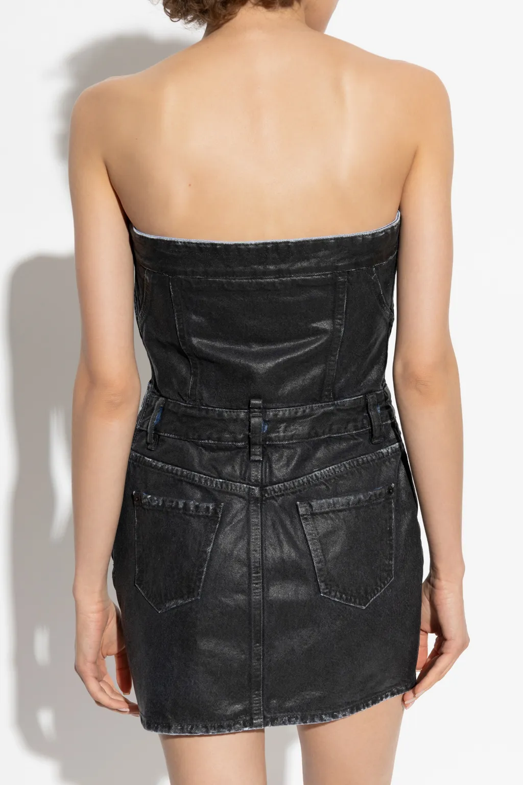 Strapless Denim Dress