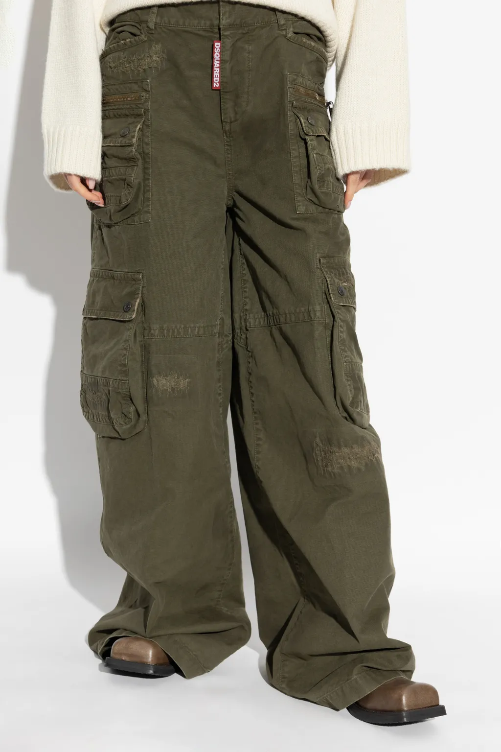 Straight-Leg Cargo Pants