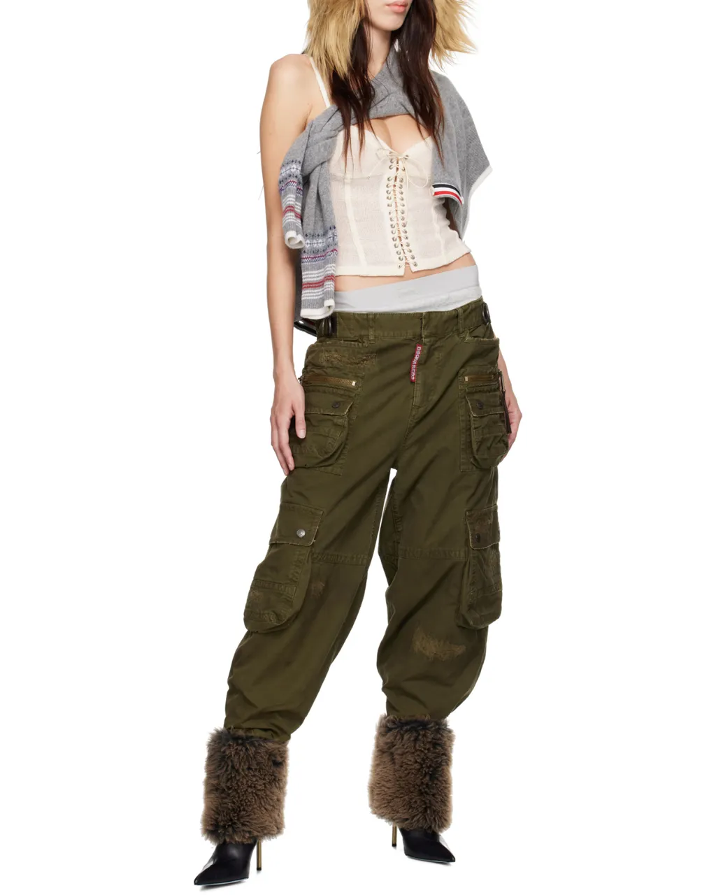 Straight-Leg Cargo Pants