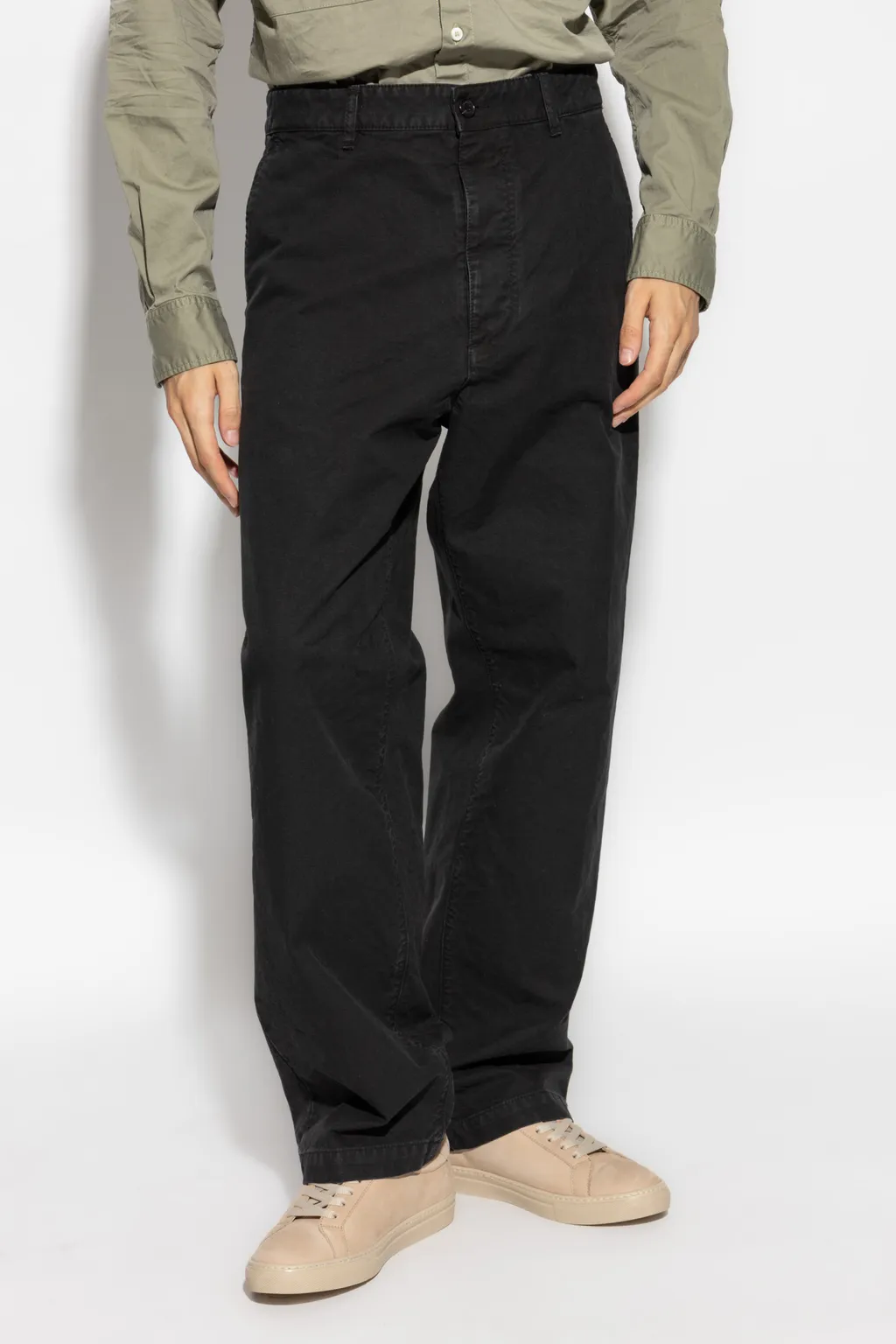 Logo Printed Straight-Leg Pants
