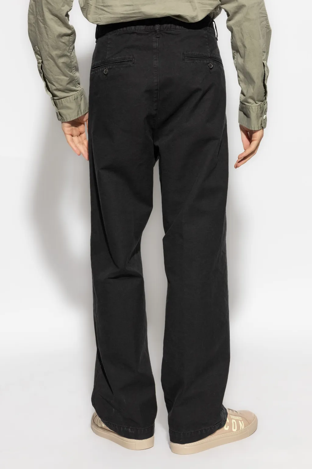 Logo Printed Straight-Leg Pants