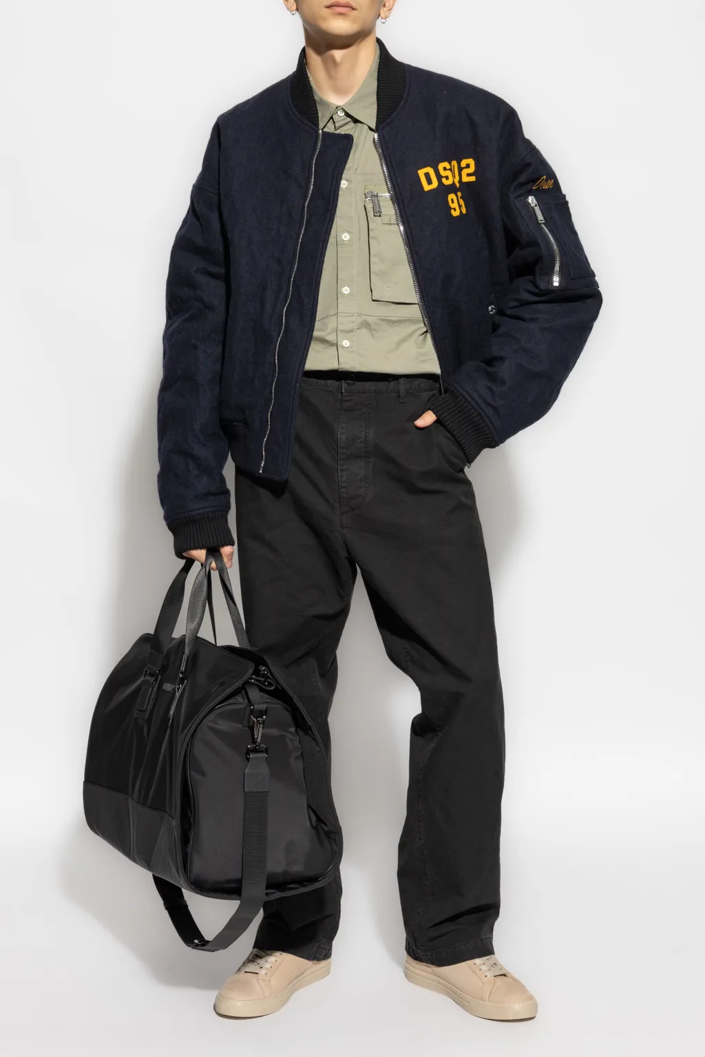 Logo Printed Straight-Leg Pants