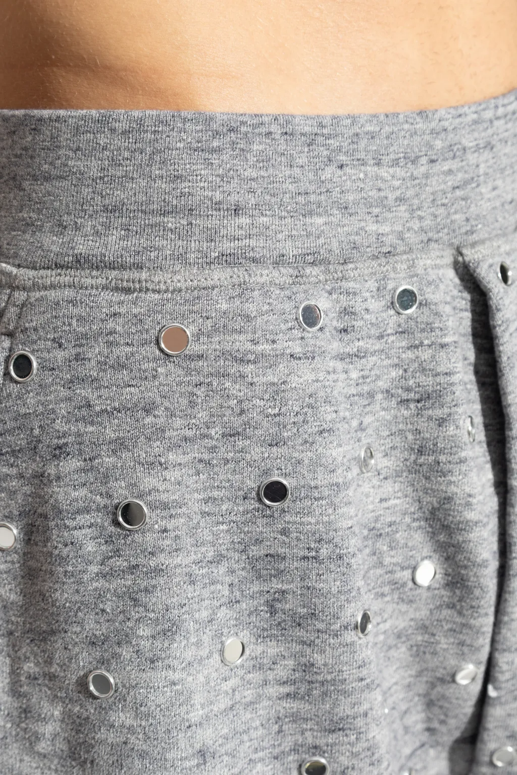 Unbrushed Melange Fleece Shorts