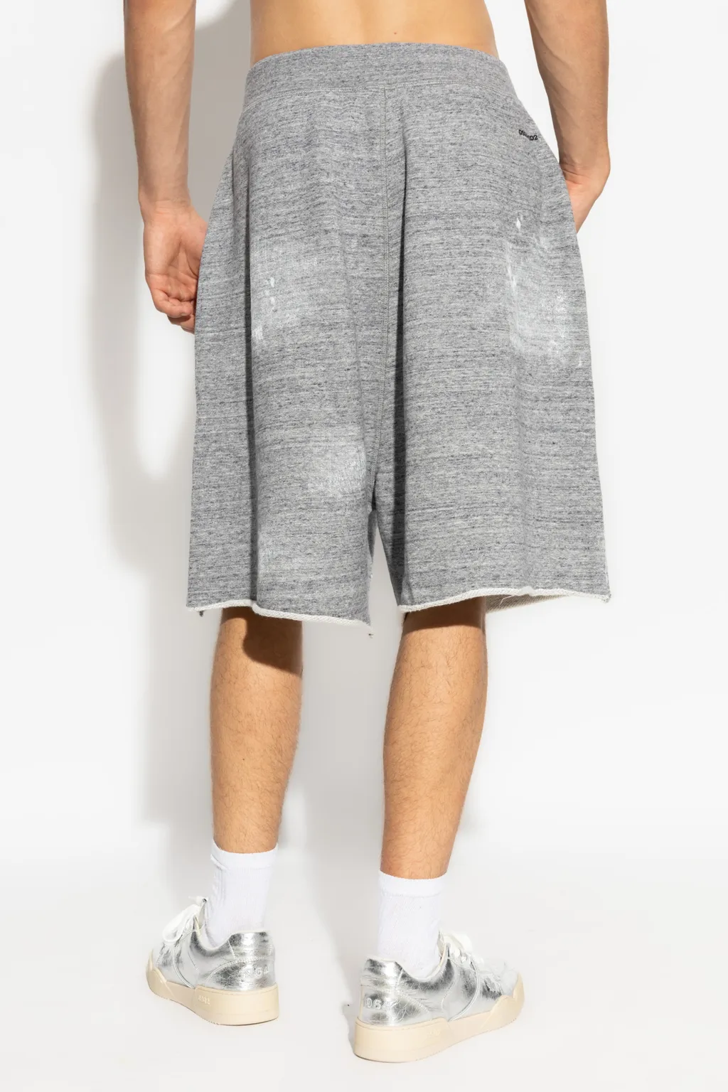 Unbrushed Melange Fleece Shorts