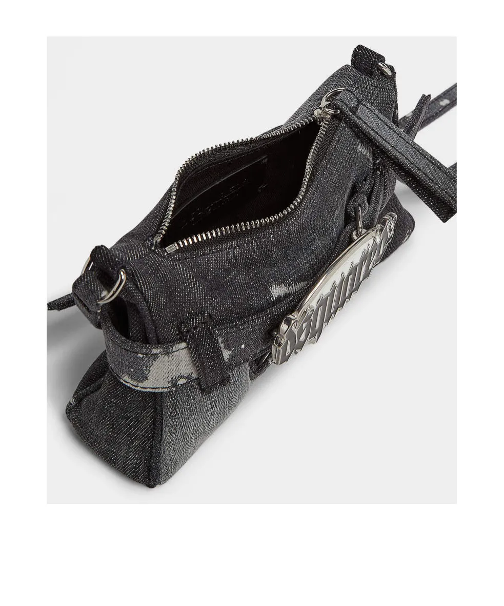 Gothic Zipped Mini Crossbody Bag