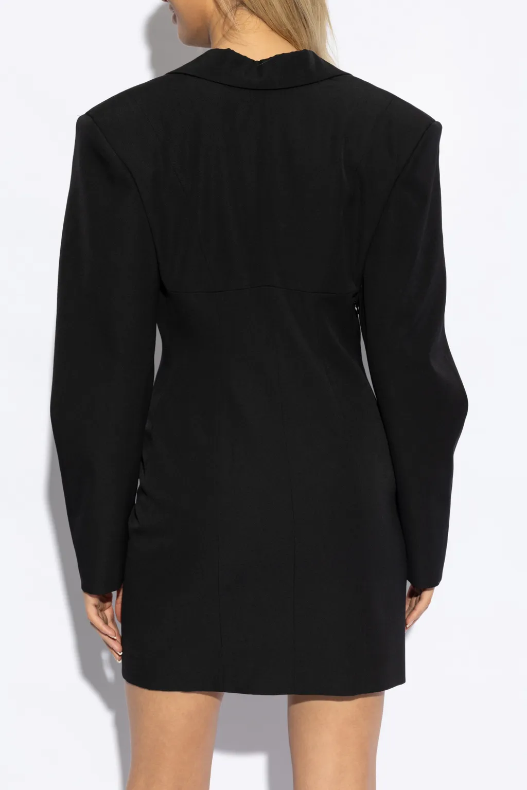 V-Neck Blazer Dress