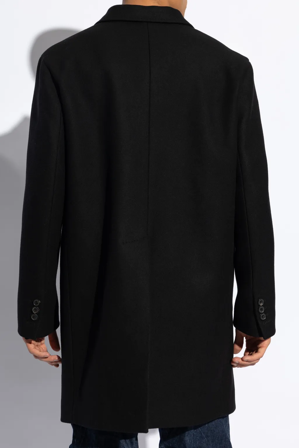 Single Breasted Long Sleeved Coat