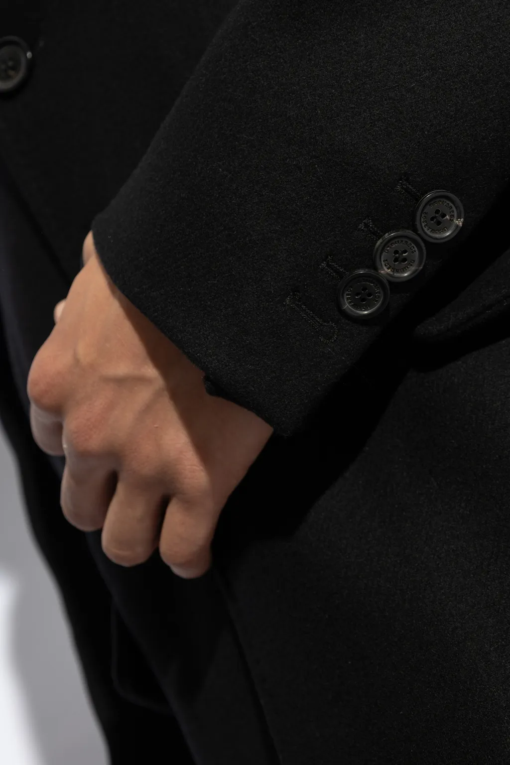 Single Breasted Long Sleeved Coat
