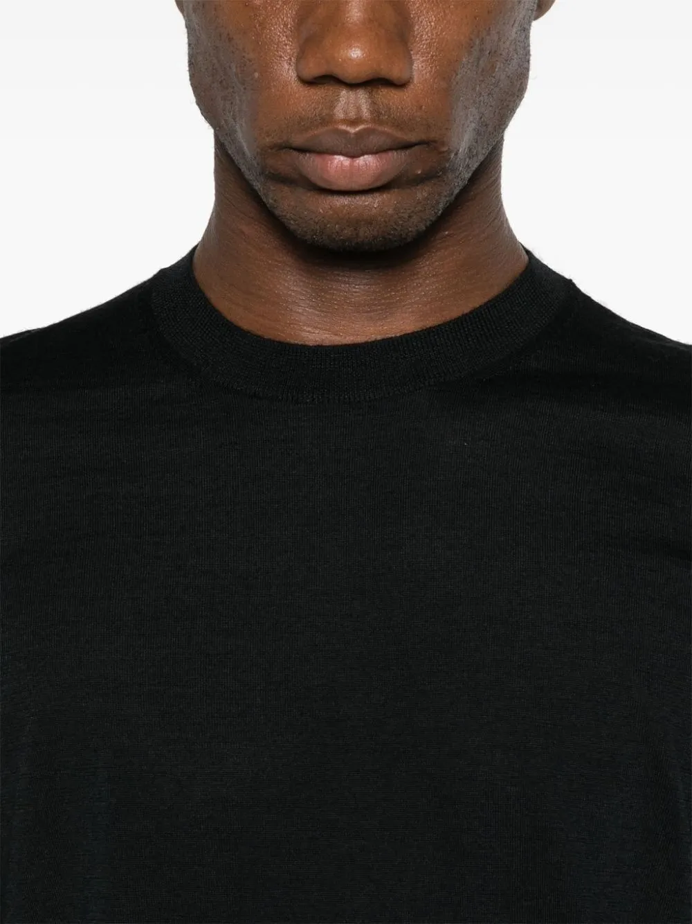 Logo Plaque Crewneck Jumper