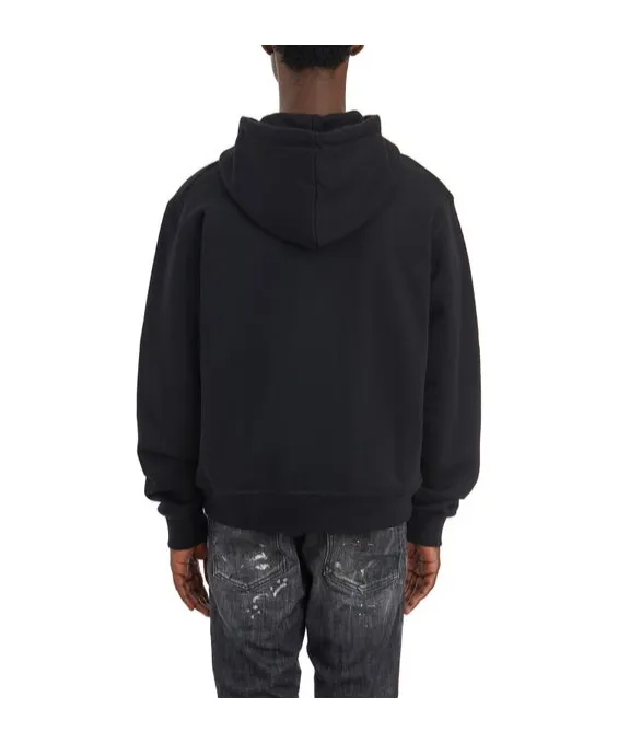 Logo Printed Zip-Up Hoodie