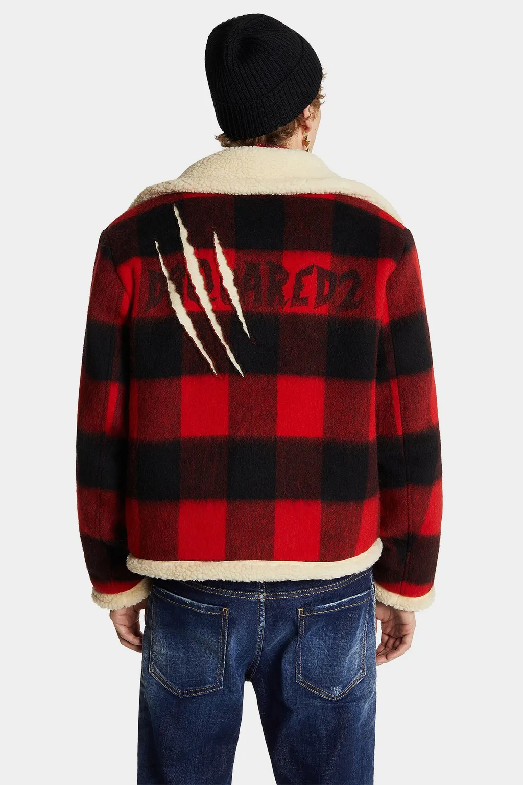 Checked Zip-Up Jacket