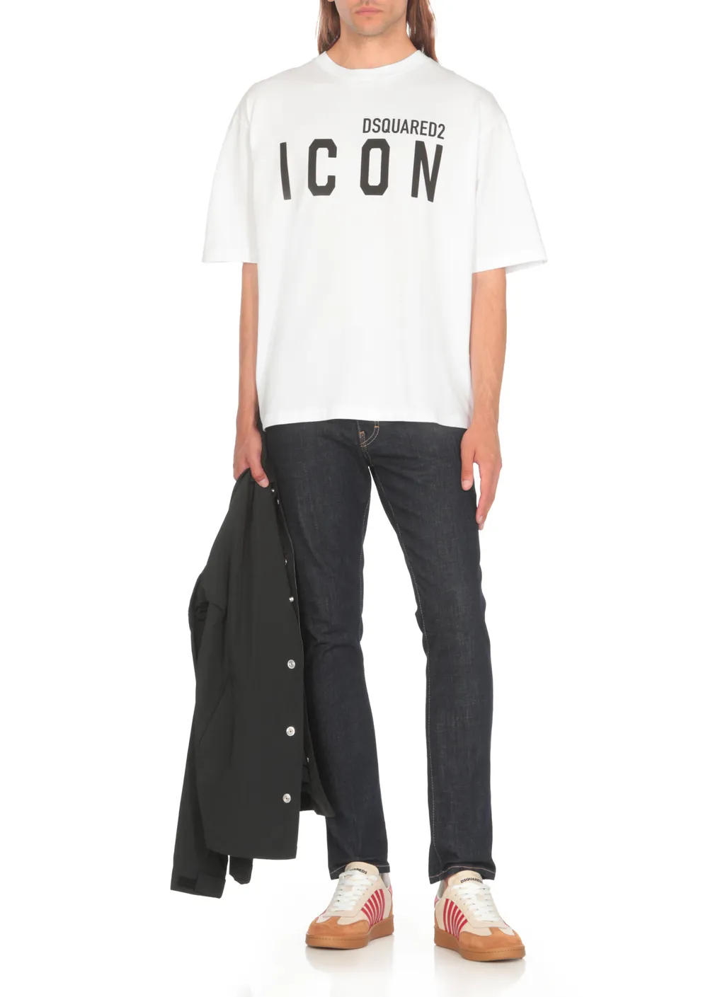 Icon Logo Printed Crewneck T-Shirt