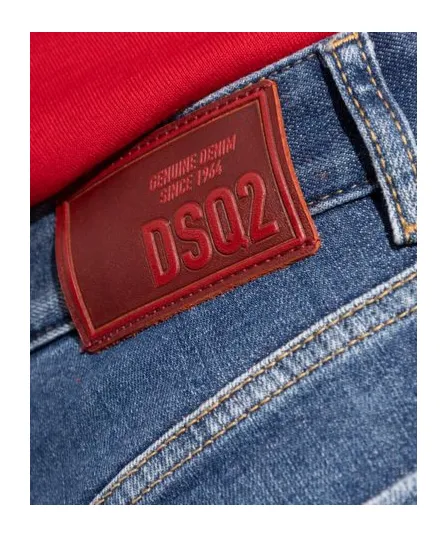 Logo Patch Flared Jeans