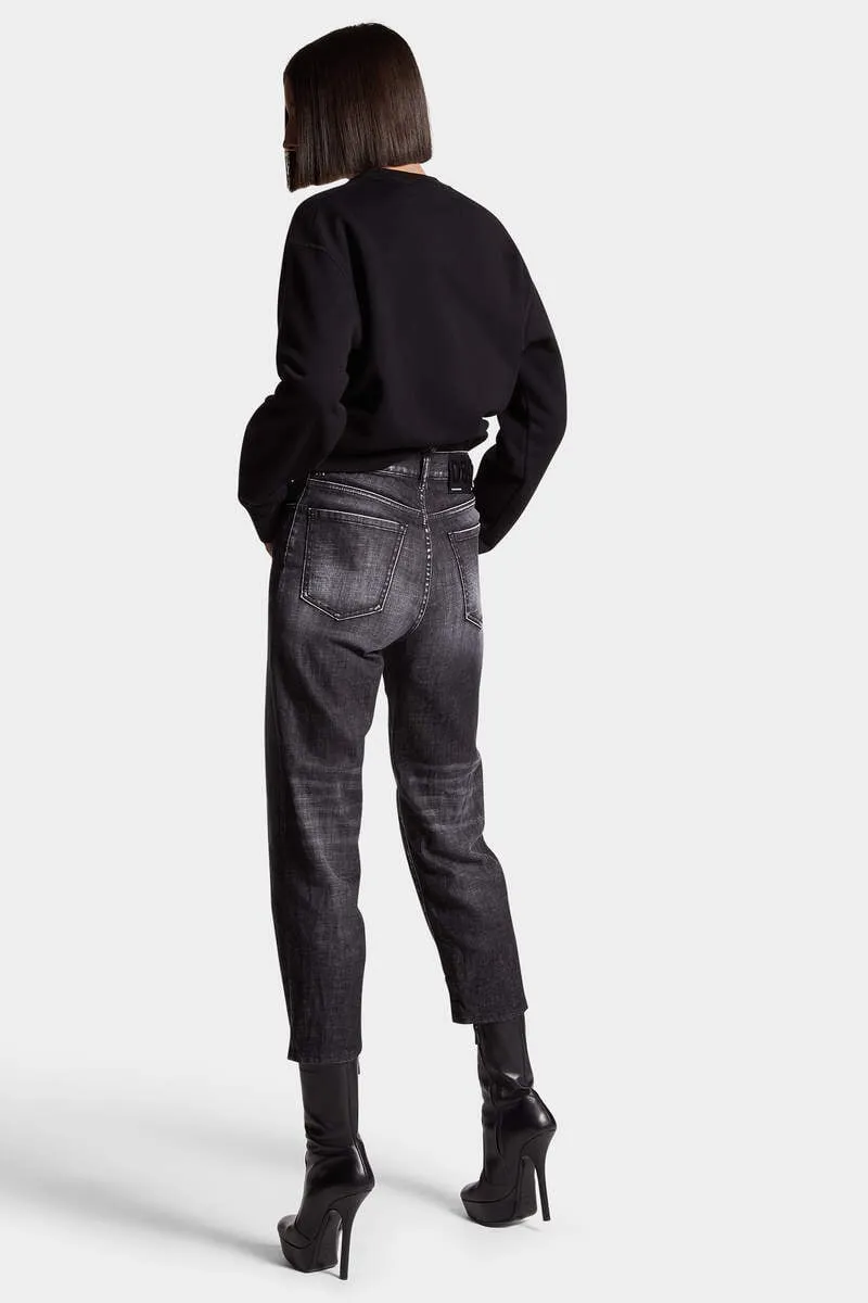 Logo-Patch Denim Jeans