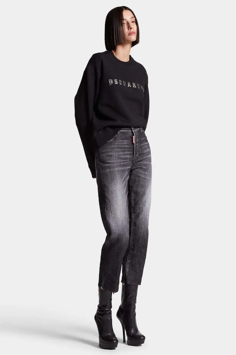 Logo-Patch Denim Jeans