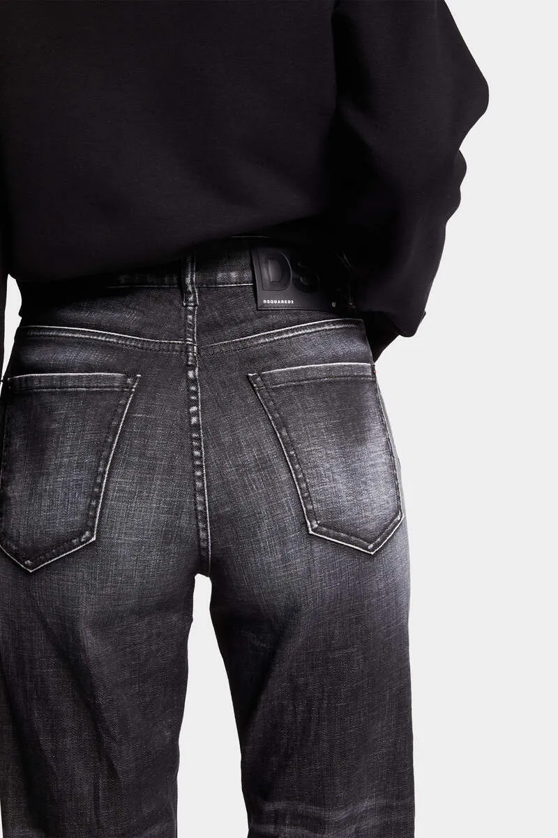 Logo-Patch Denim Jeans