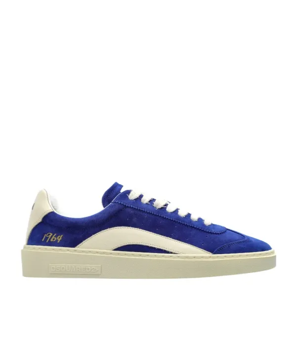 Round-Toe Lace-Up Sneakers