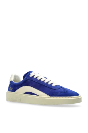 Round-Toe Lace-Up Sneakers
