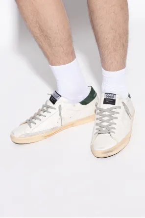 Distressed Lace-Up Sneakers