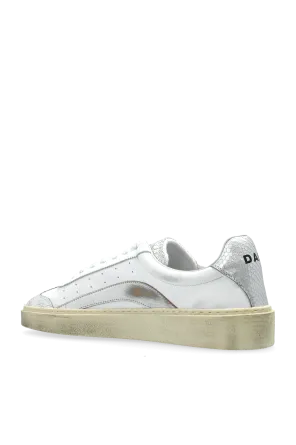Distressed Lace-Up Sneakers