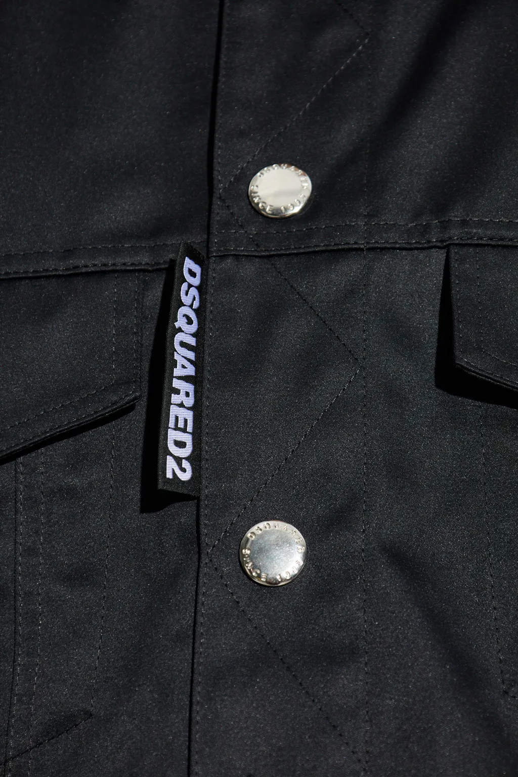 Logo Label Oversized Jacket