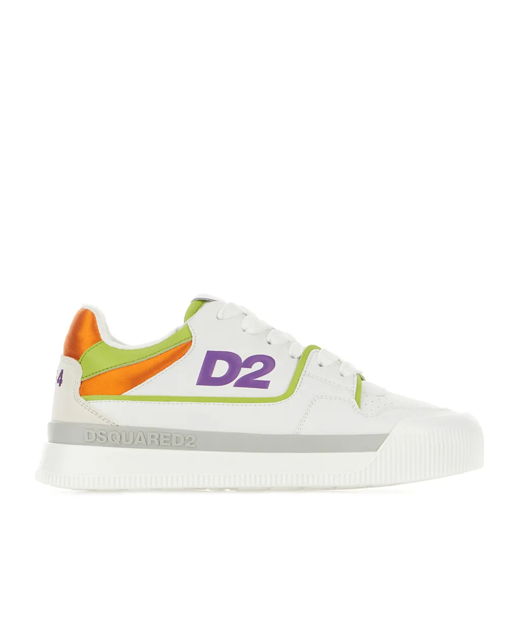Logo-Embossed Lace-Up Sneakers