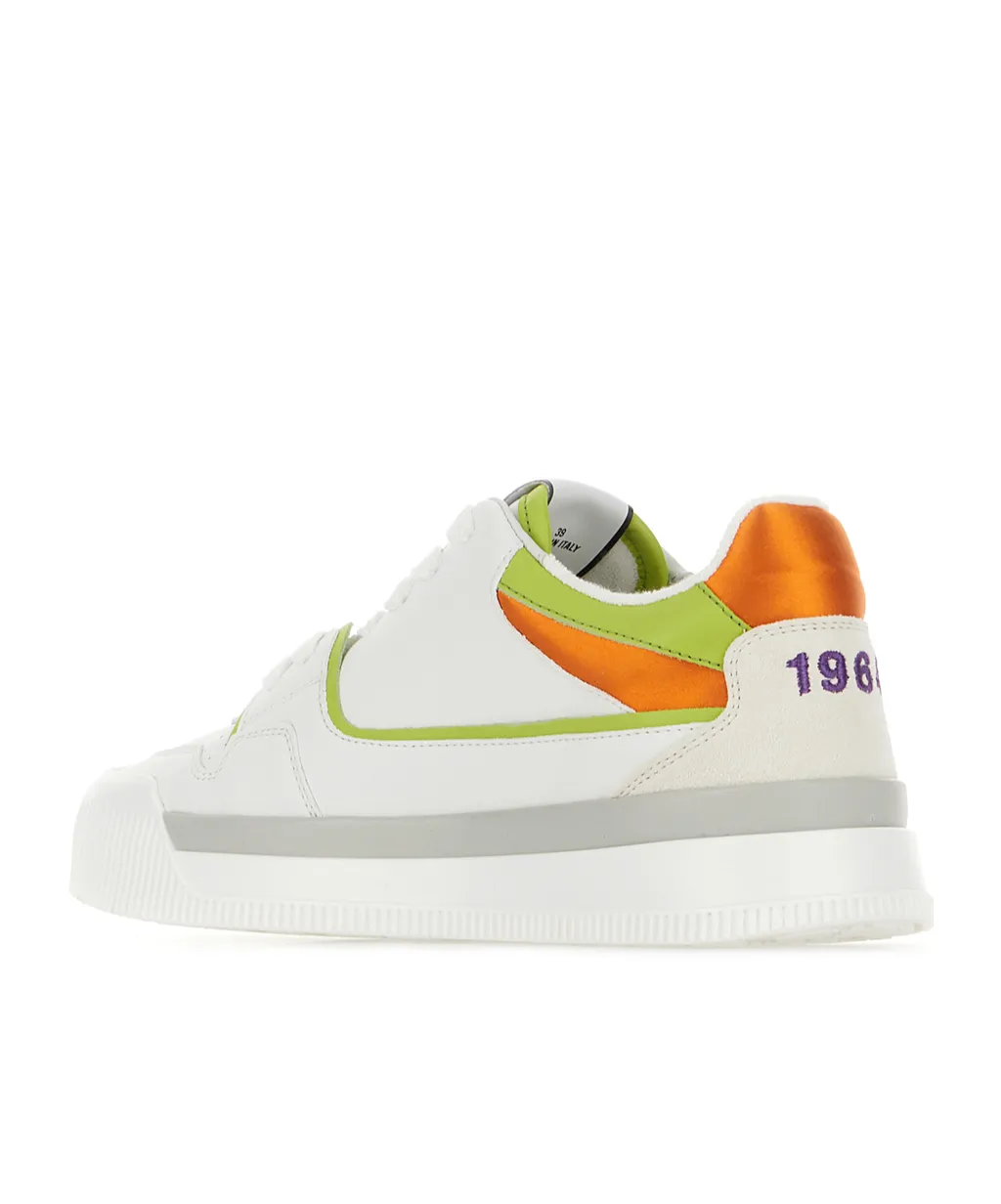 Logo-Embossed Lace-Up Sneakers