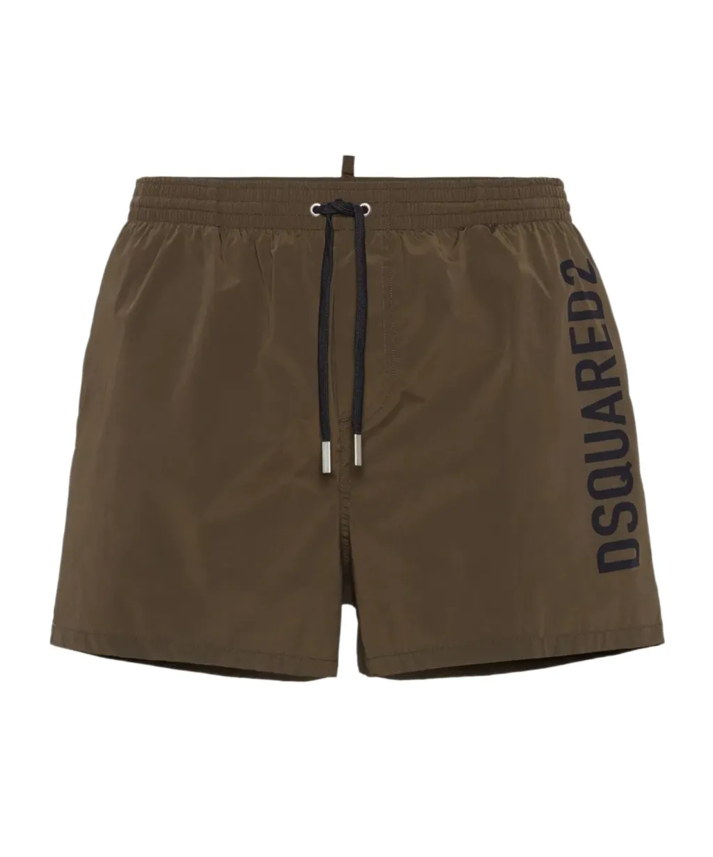 Logo Print Swim Shorts