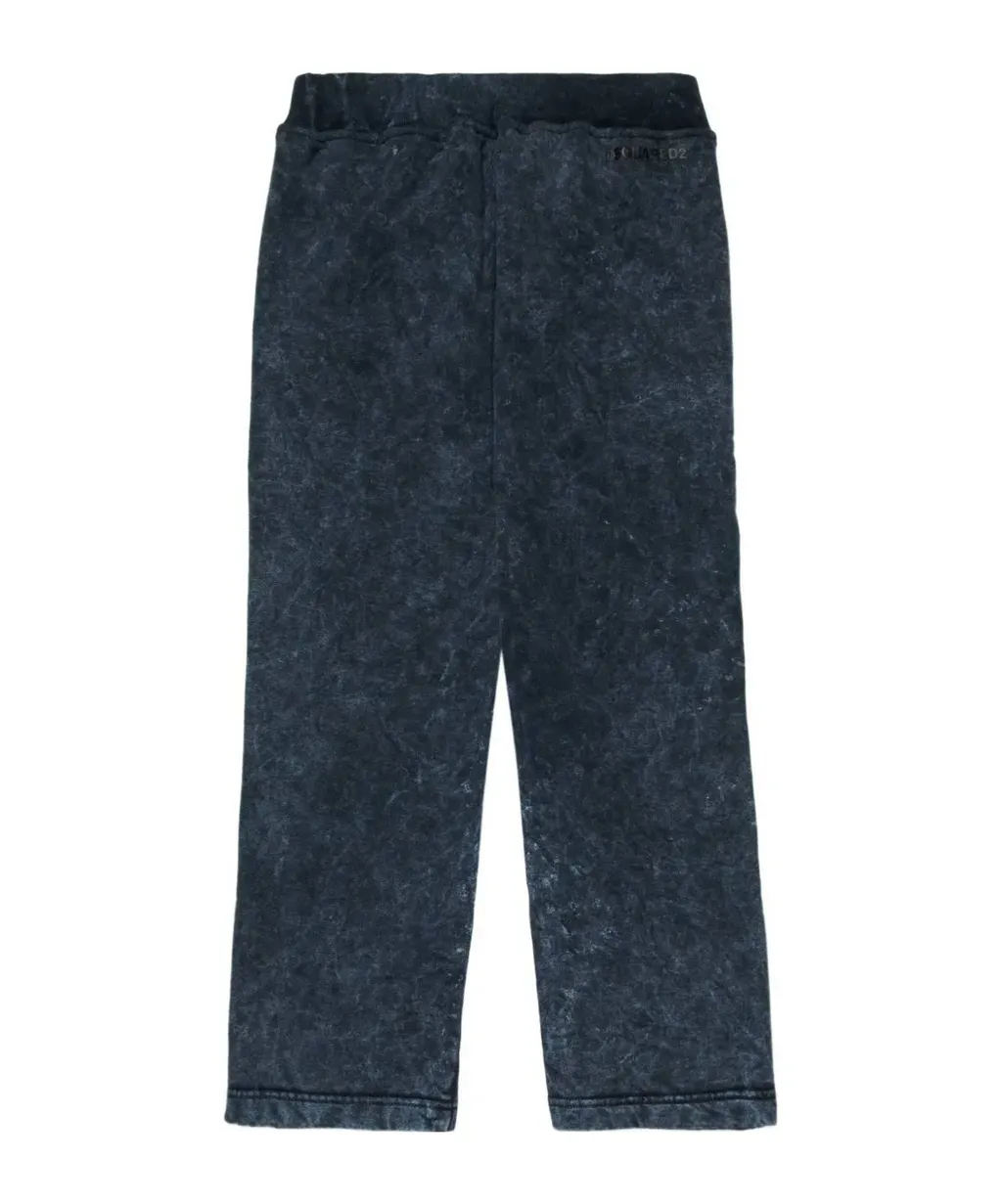 Bleached-Effect Trousers