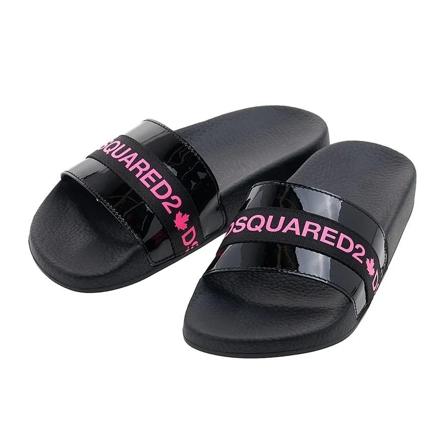 Logo Strap Slippers