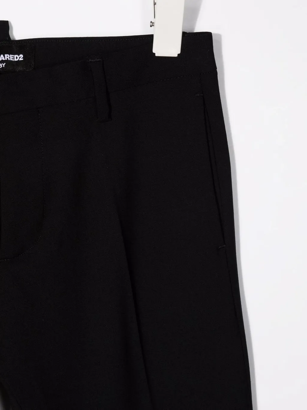 Elastic Waist Straight-Leg Pants
