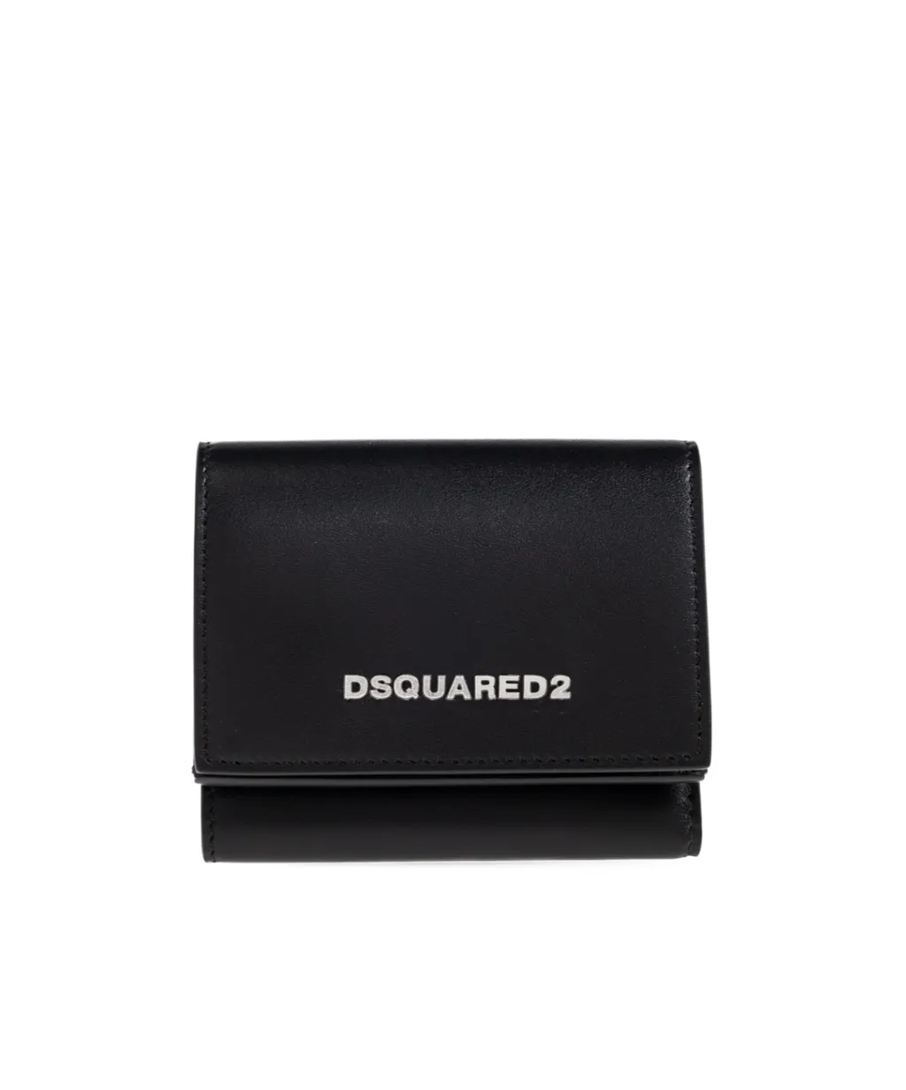 Dsquared2 Logo Plaque Trifold Wallet