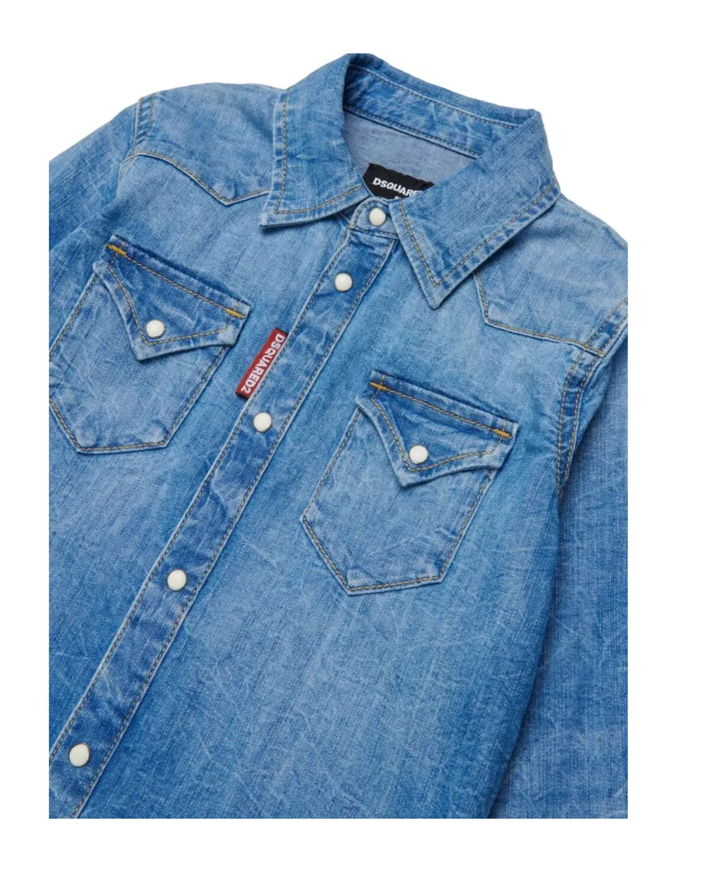 Long Sleeve Denim Shirt
