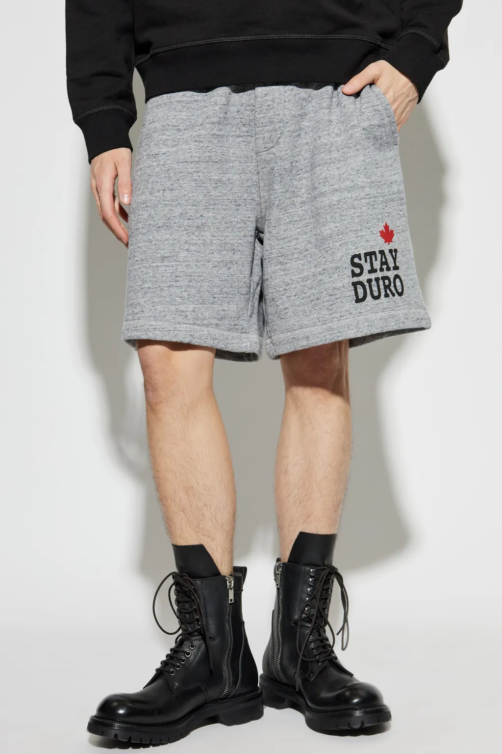 Elasticated Waistband Athletic Shorts