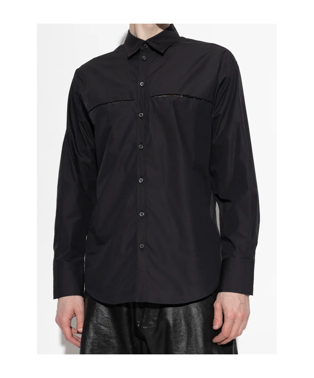 Corset Dropped Shoulder Shirt