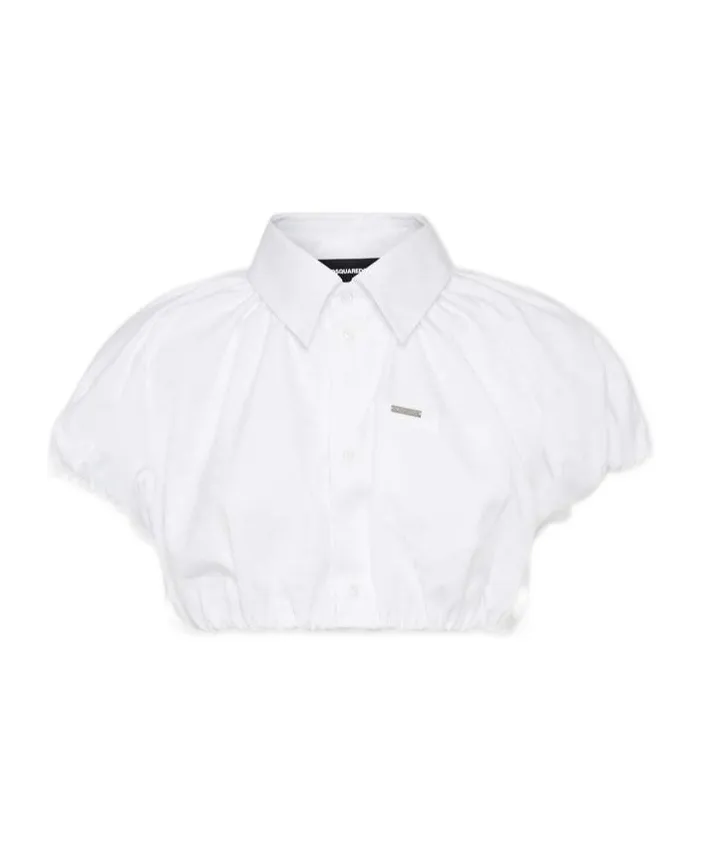 Dsquared2 Baloon Cropped Shirt