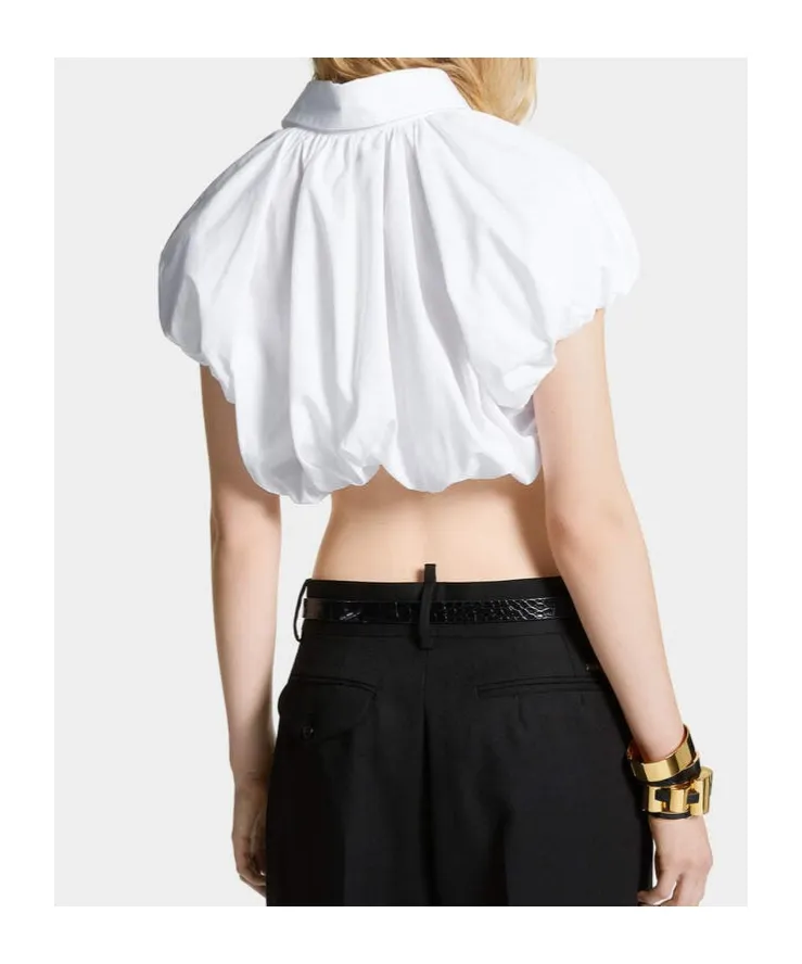 Dsquared2 Baloon Cropped Shirt