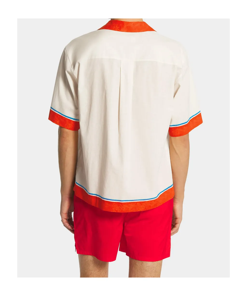 Summer Lovers Drop Shoulder Muslin Bowling Shirt