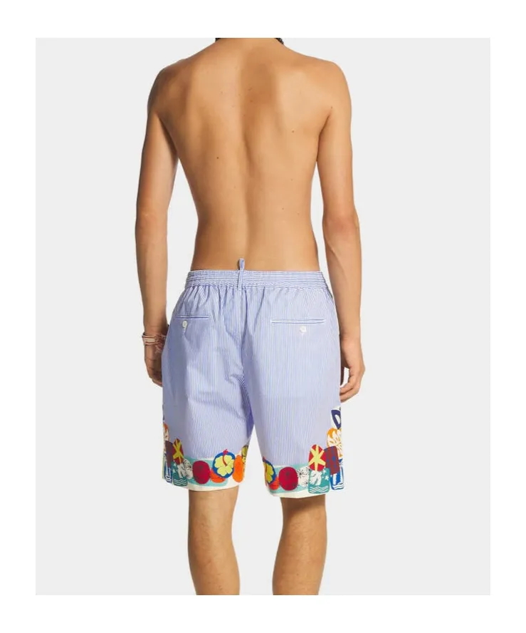 Summer Lovers Pinstriped Boxer Shorts
