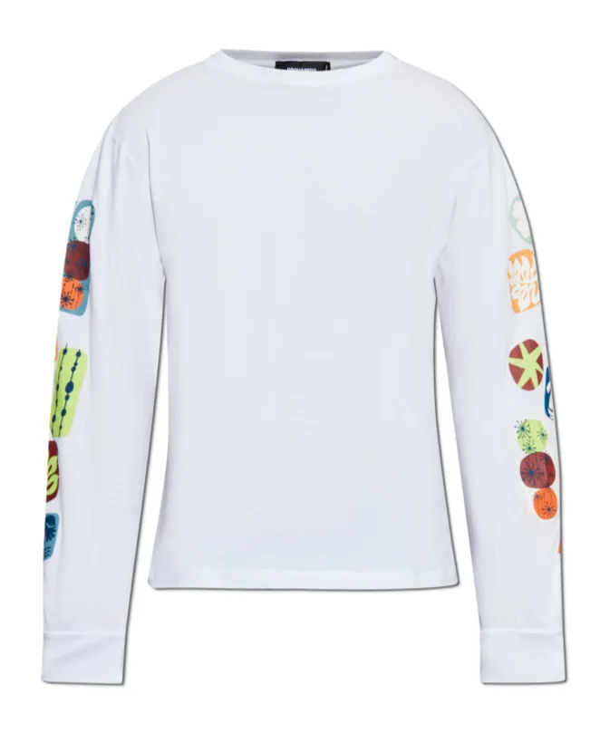 Summer Lovers Loose Fit Printed T-Shirt