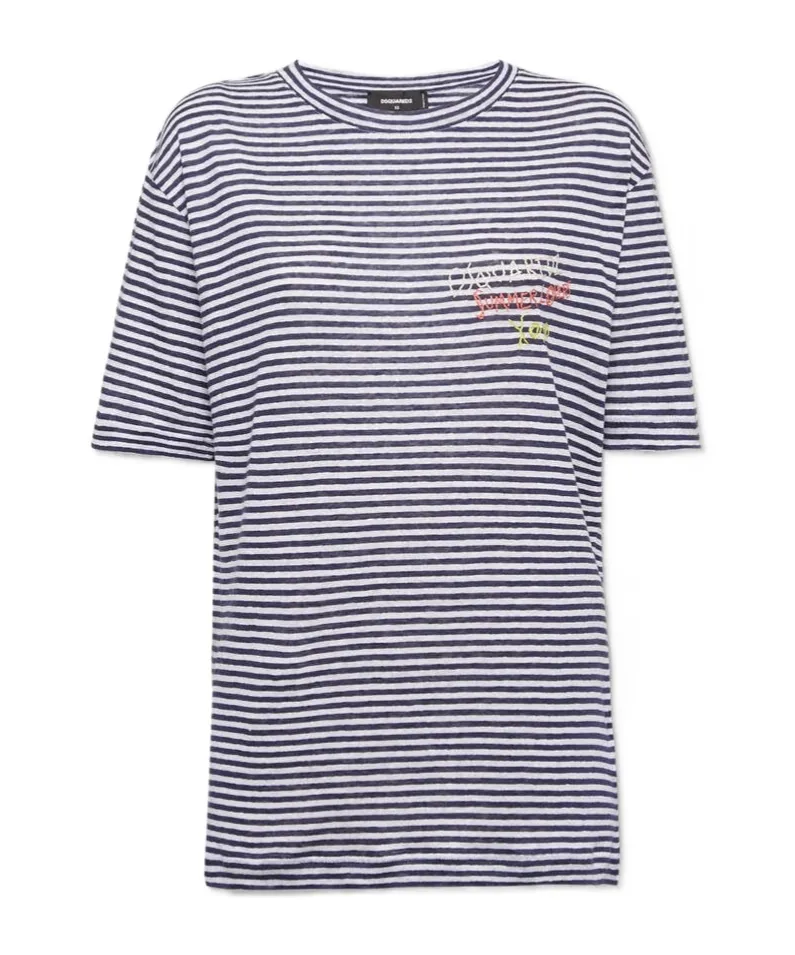 Summer Lovers Breezy Fit Striped T-Shirt