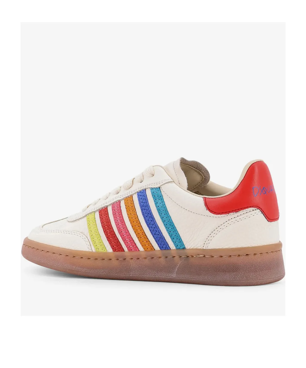 Striped Low-Top Sneakers