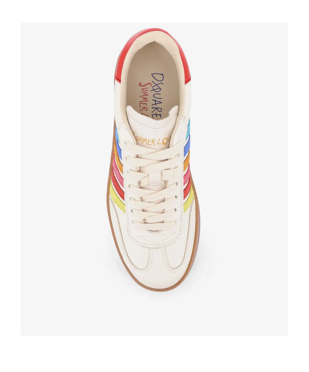 Striped Low-Top Sneakers